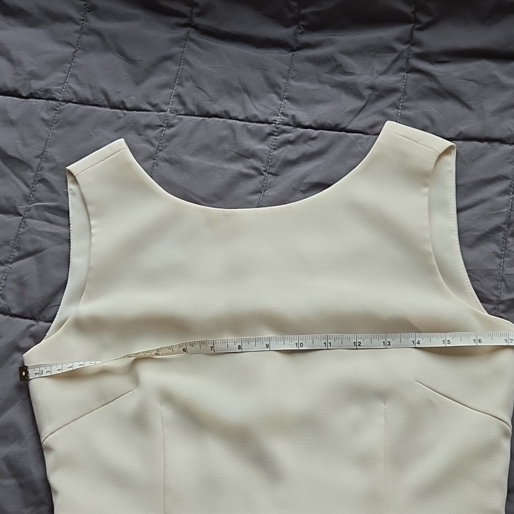 KáSu Cream Sleeveless Mini Dress Size S - Picture 6 of 6
